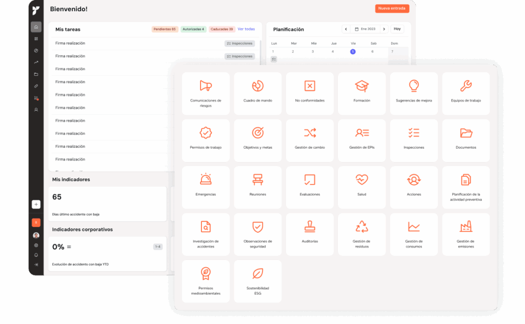 Dashboard e moduli Prodity
