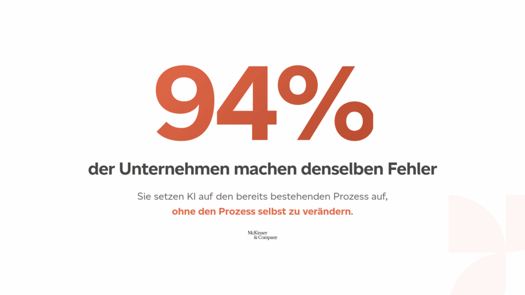 Statistik: 94 % der EHSQ-Software- und Industriesicherheitsunternehmen fügen KI hinzu, ohne den Prozess zu ändern, laut McKinsey